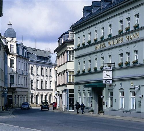 Hotel Wilder Mann Annaberg-Buchholz Extérieur photo